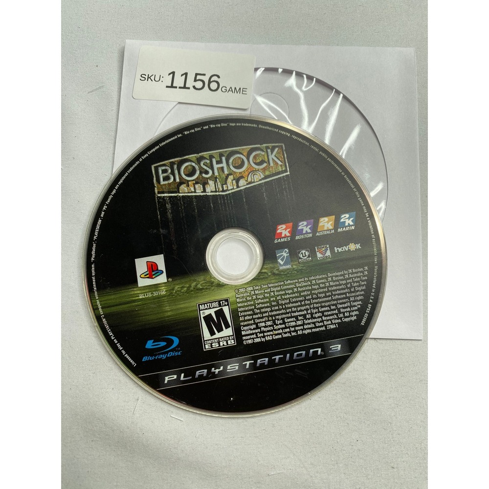 BioShock Sony PlayStation 3 PS3